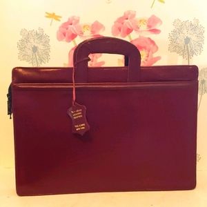Leather briefcase